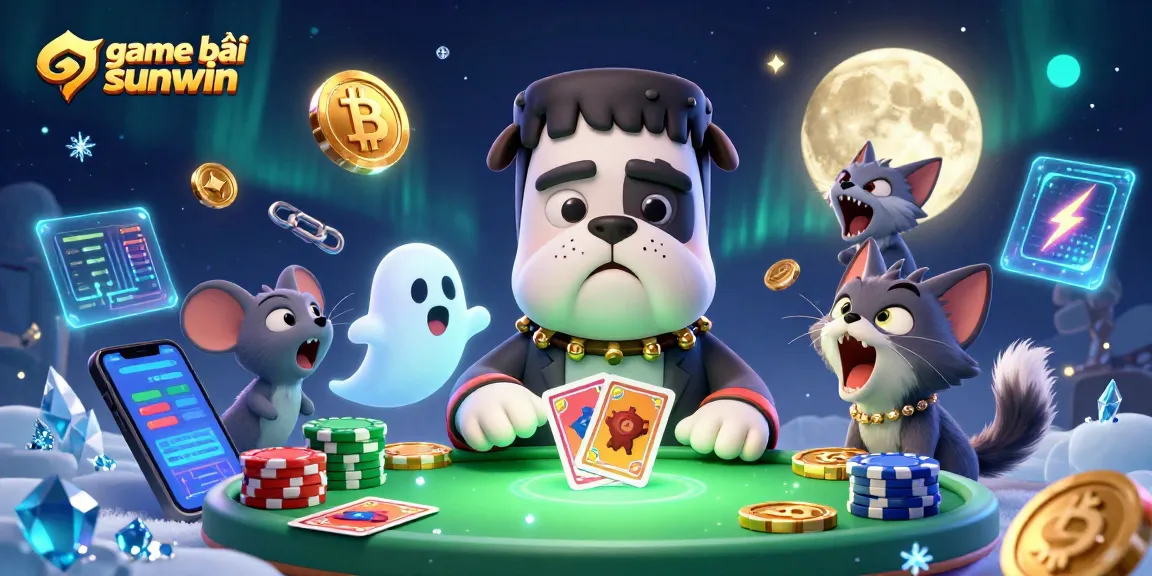 Experience game bài sunwin with unique characters in an exciting casino setting featuring vibrant graphics.