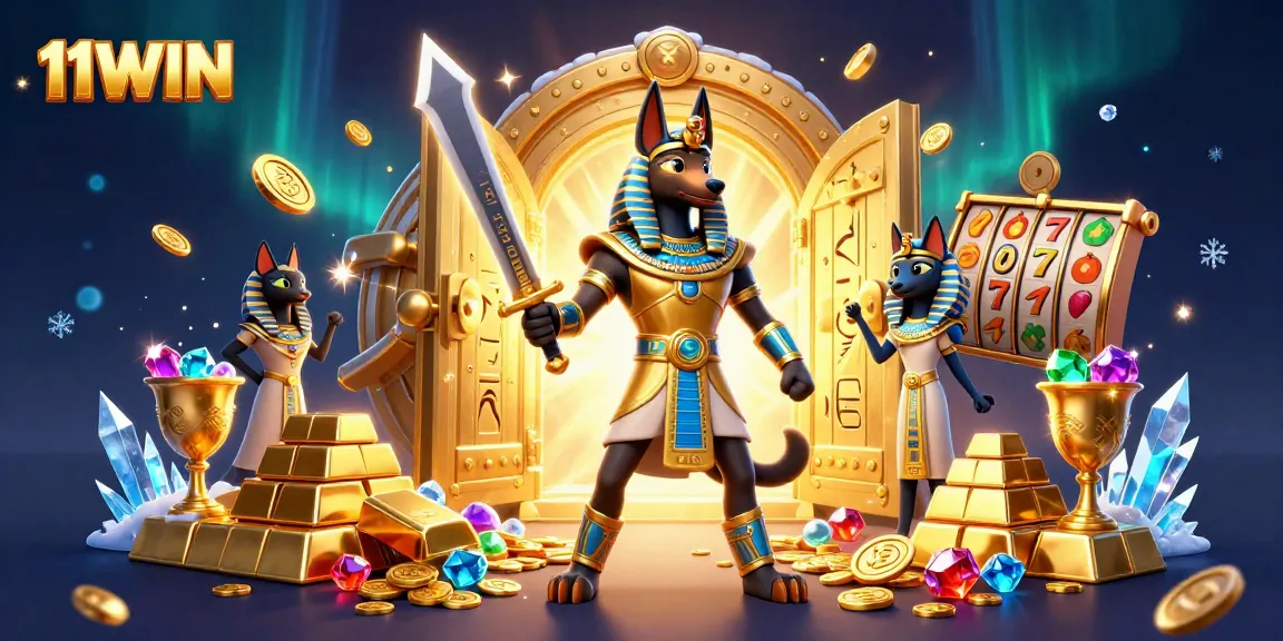 Engage with thrilling 11WIN slot adventures featuring Egyptian warriors and treasures.