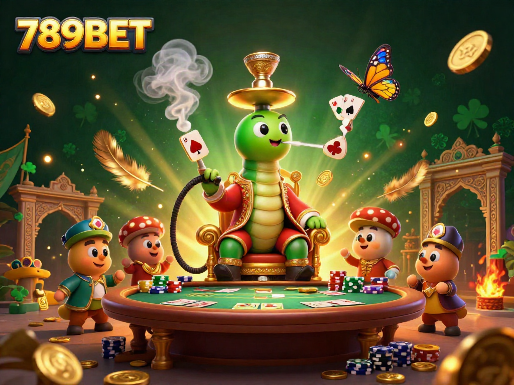 Engage in thrilling gameplay at 789BET with vibrant poker scenes and dynamic casino elements.