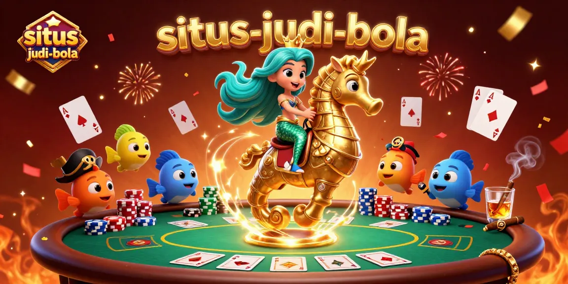 Experience thrilling action at situs-judi-bola with vibrant characters in a dynamic poker scene.