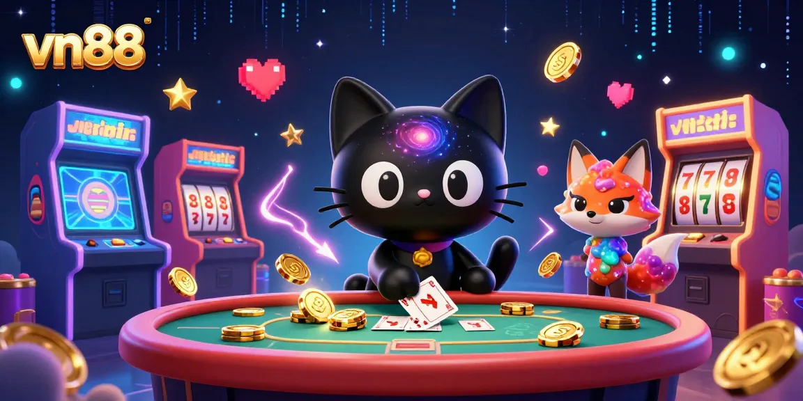 Engage with vibrant vn88 casino experience featuring cosmic characters and dynamic gaming elements.