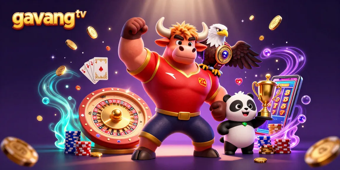 Experience exhilarating betting with gavang tv featuring vibrant characters amidst a dynamic casino scene.