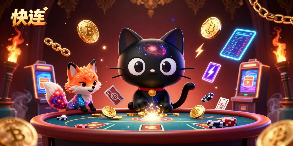 快连 transforms your gaming experience by pulling in golden chips and cards at a lively cosmic casino.