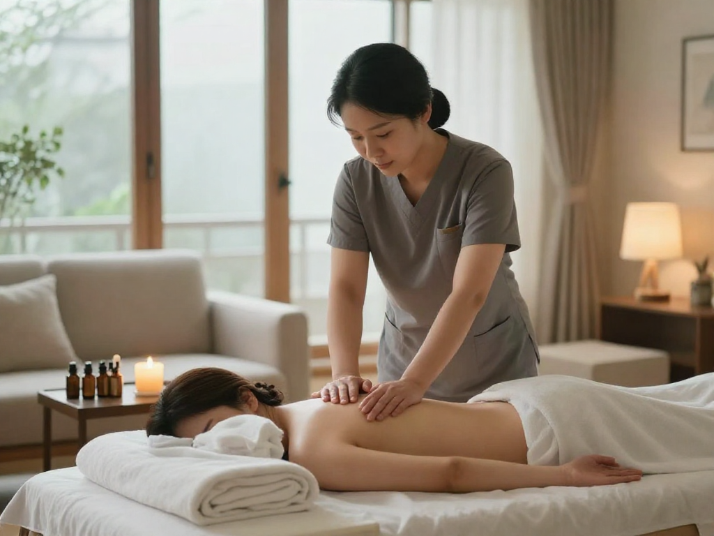 Experience premium 구리출장마사지 in a tranquil home setting with a professional therapist.