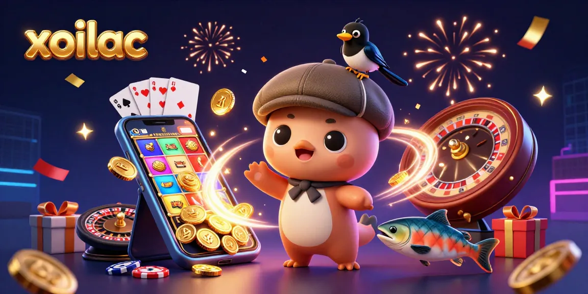 Xoilac delivers exciting slot games with vibrant visuals and dynamic energy, featuring charming characters.