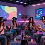 Interactive scene showcasing the potential of sex ai in enhancing human connection through virtual experiences.