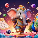 Engage with fly88's vibrant online gaming world showcasing colorful lottery elements and dynamic prizes.
