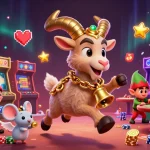 BJ388 players enjoy thrilling games as a festive Krampus goat runs a unique online casino.
