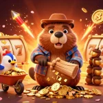 Experience the thrilling gameplay of hm888 with vibrant illustrations of gold coins raining from a tree.