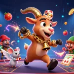 Play exciting casino games at 68win featuring slots, jackpots, and vibrant characters in action.