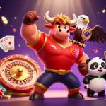Experience exhilarating betting with gavang tv featuring vibrant characters amidst a dynamic casino scene.