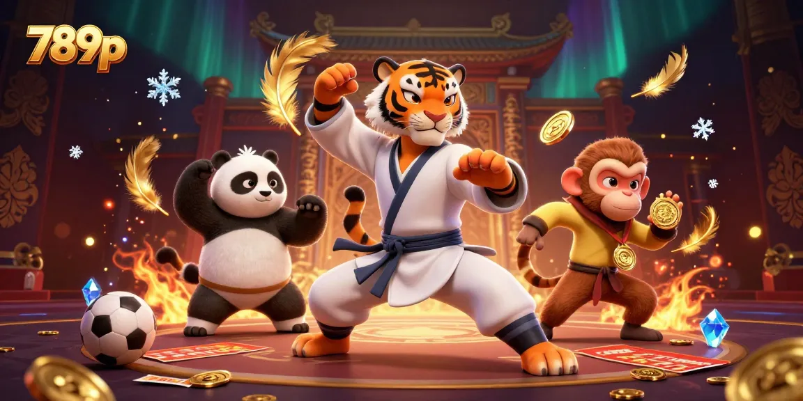 Engage with thrilling sports action at 789p as 3D characters celebrate winning bets in a vibrant arena!