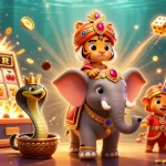 Spin reels and win at 11WIN with majestic characters and vibrant casino elements!
