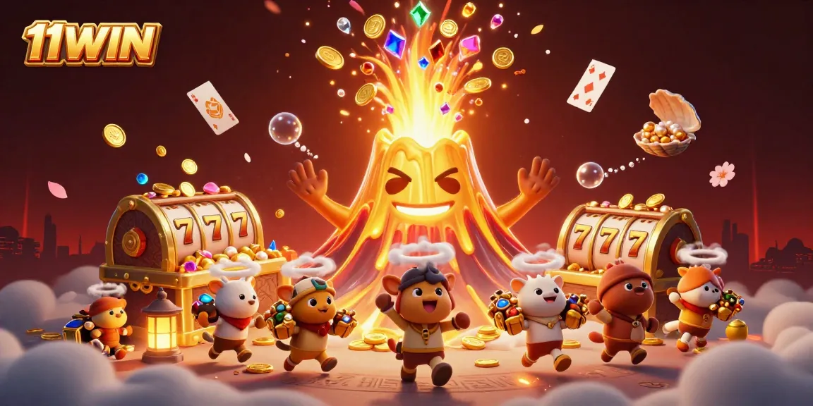 Experience thrilling wins at 11WIN with treasures and jackpot excitement in a vibrant casino realm!