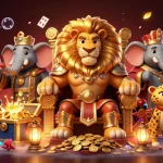Experience thrilling gameplay with bl555 as the fierce lion king rules the casino kingdom.