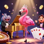 Play slots and win at F8bet with vibrant animated characters and engaging casino elements
