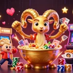 Join the fun at sunwin featuring animated casino-themed characters and vibrant game elements!